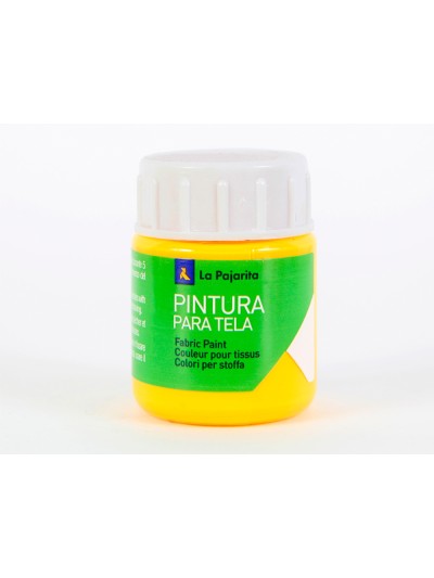 Pintura para tela la pajarita amarillo real 25 ml