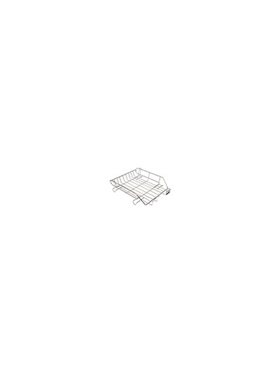 Bandeja sobremesa metalica q-connect cromada 370x275 mm