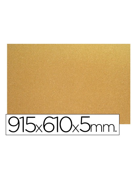 Corcho 91,5x61 cm grosor 5 mm unidad