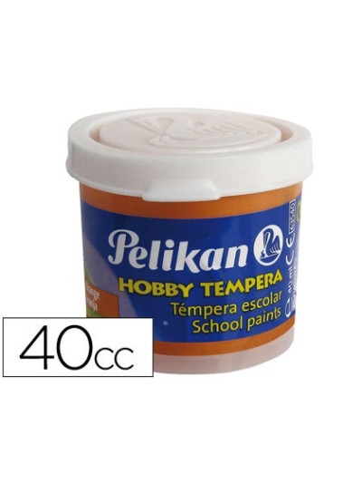 Tempera hobby 40 cc naranja -n.59b