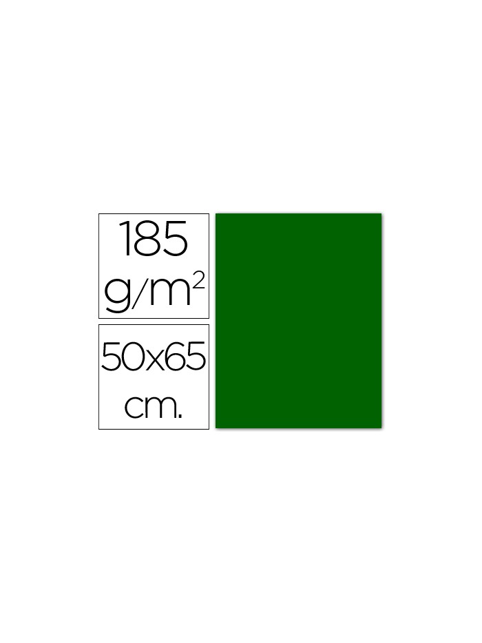 Cartulina guarro verde billar 50x65 cm 185 gr Cartulina guarro verde billar 50x65 cm 185 gr