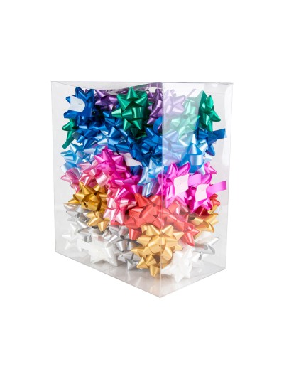 Lazo fantasia liderpapel 15 mm caja de 100 unidades colores surtidos
