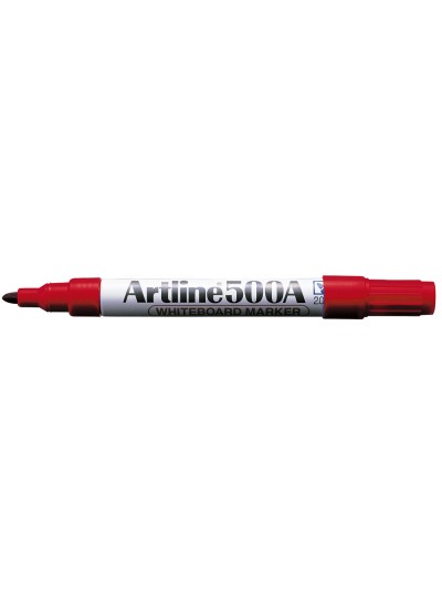 Rotulador artline pizarra ek-500 rojo punta redonda 2 mm recargable