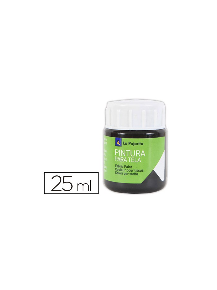 Pintura para tela la pajarita negro 25 ml Pintura para tela la pajarita negro 25 ml