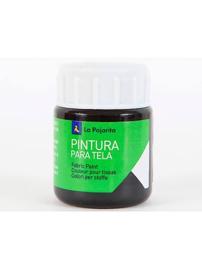 Pintura para tela la pajarita negro 25 ml