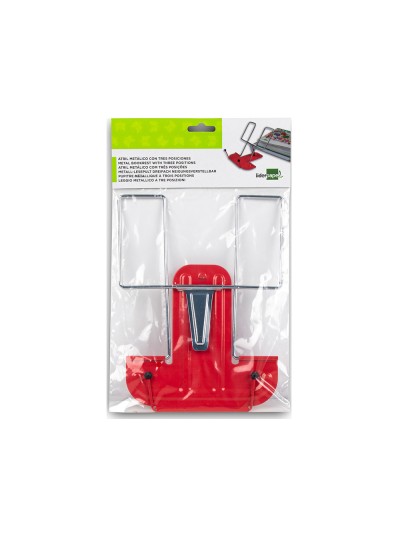 Atril liderpapel base metalica angulo ajustable soporte parteposterior 195x235 mm color rojo