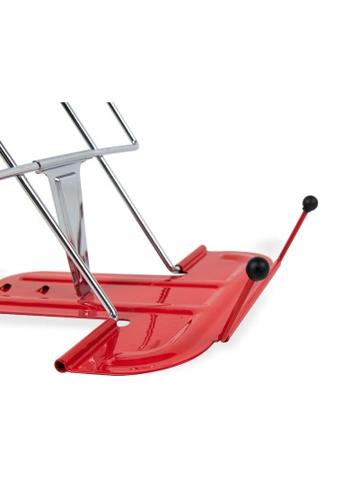 Atril liderpapel base metalica angulo ajustable soporte parteposterior 195x235 mm color rojo