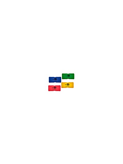 Borrador liderpapel pizarra blanca magnetico colores surtidos 130x60 mm