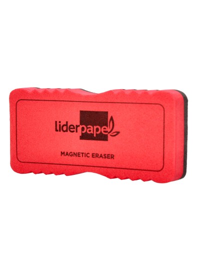 Borrador liderpapel pizarra blanca magnetico colores surtidos 130x60 mm