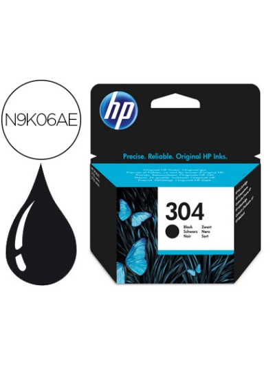 Ink-jet hp n.304 deskjet 3000 / 3720 / 3730 negro 120 paginas