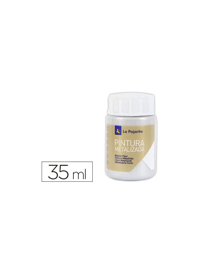 Pintura metalizada la pajarita plata 35 ml Pintura metalizada la pajarita plata 35 ml