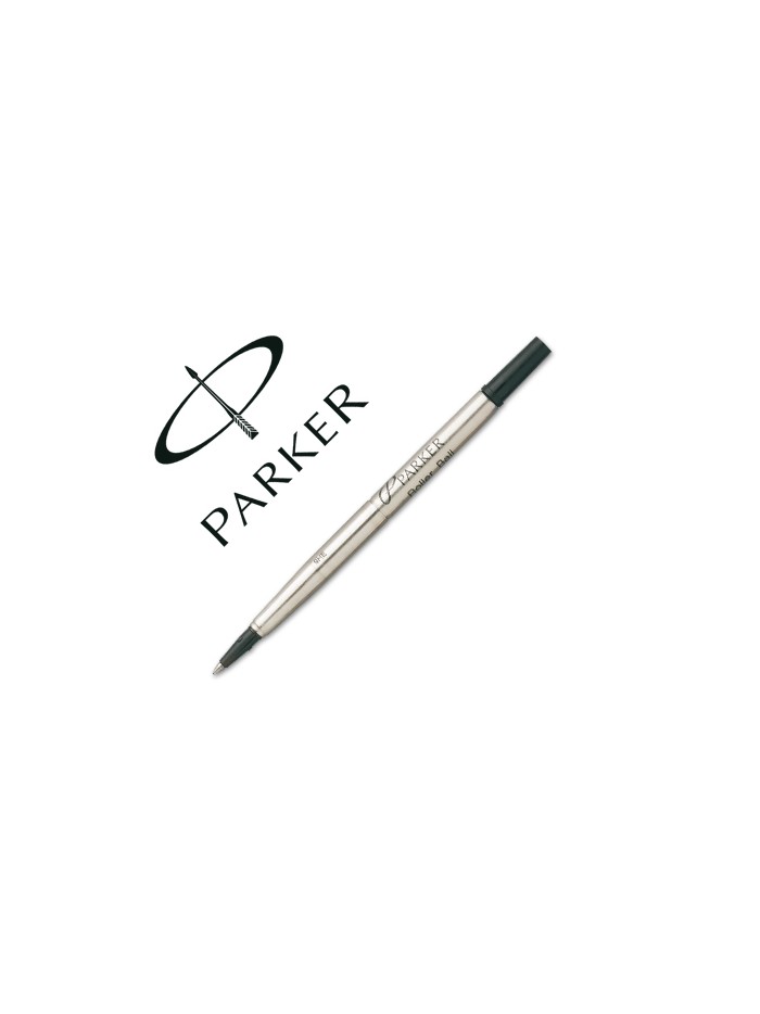 Recambio rotulador roller parker 0.8 negro Recambio rotulador roller parker 0.8 negro