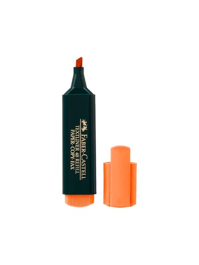 Rotulador faber fluorescente 48-15 naranja