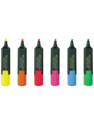 Rotulador faber fluorescente 48-15 naranja