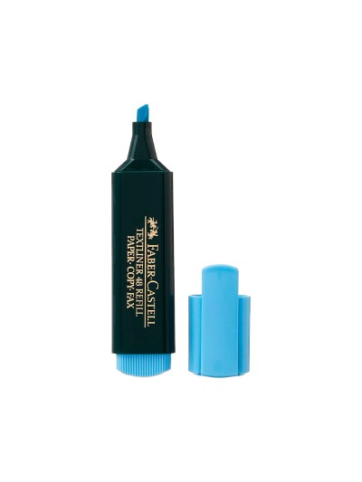 Rotulador faber fluorescente 48-51 azul