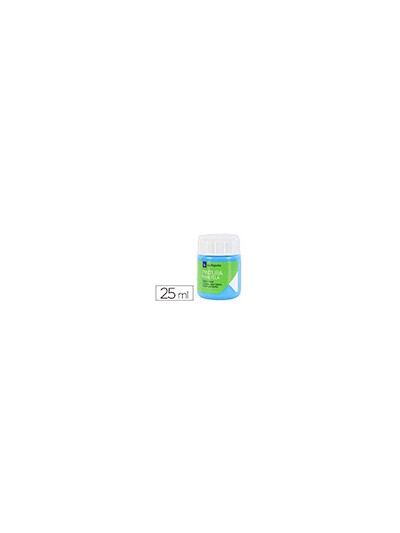 Pintura para tela la pajarita azul cyan 25 ml