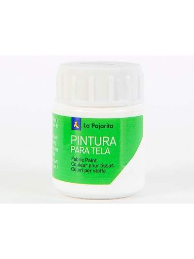 Pintura para tela la pajarita blanco 25 ml