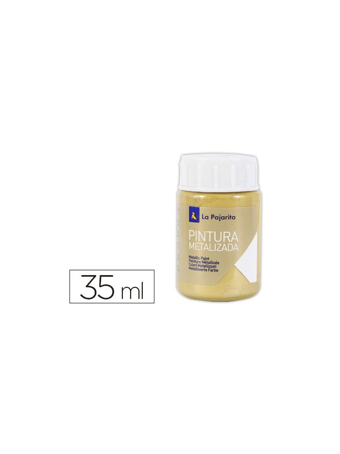 Pintura metalizada la pajarita oro rico 35 ml Pintura metalizada la pajarita oro rico 35 ml
