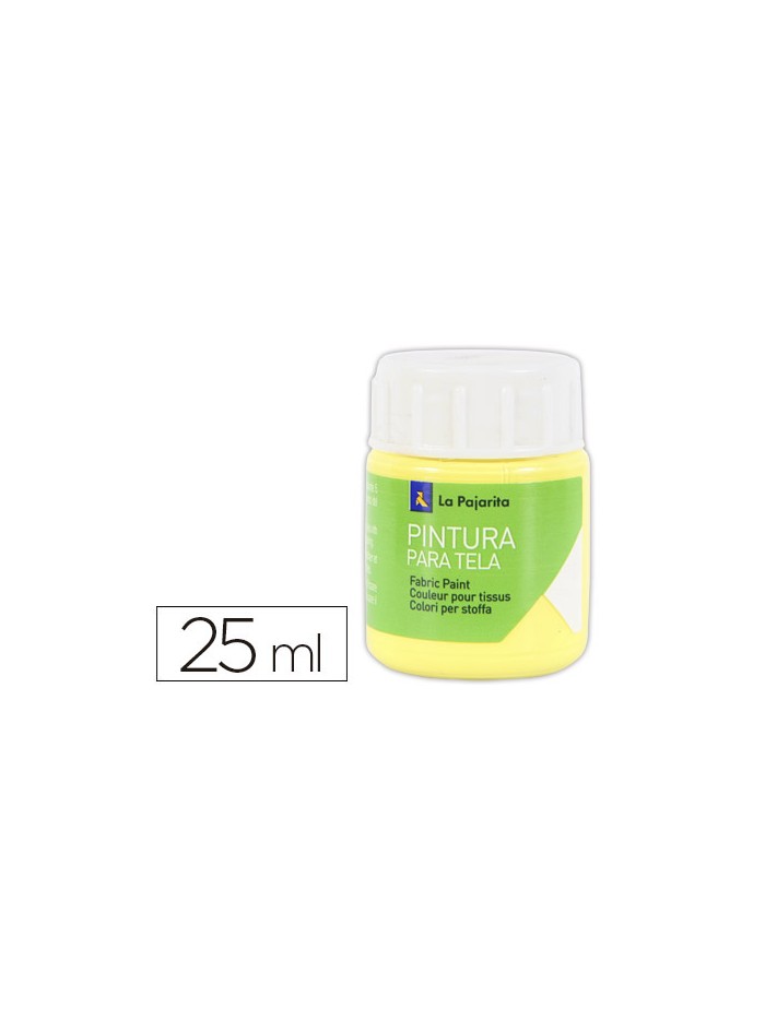 Pintura para tela la pajarita amarillo claro 25 ml Pintura para tela la pajarita amarillo claro 25 ml