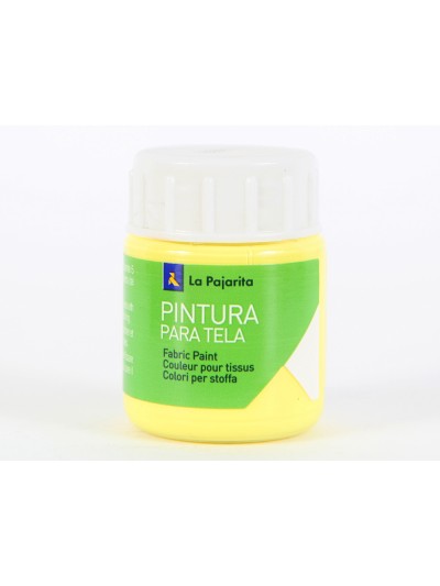 Pintura para tela la pajarita amarillo claro 25 ml