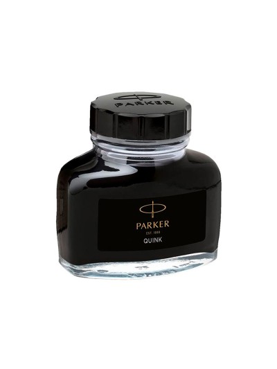 Tinta estilografica parker negra bote 57 ml