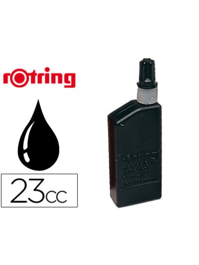 Tinta china rotring negra bote 23 cc