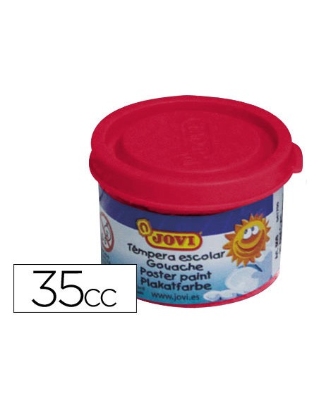 Tempera jovi 35 ml bermellon