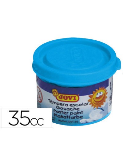 Tempera jovi 35 ml azul cyan