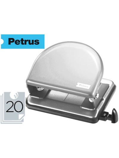 Taladrador petrus 52 c cromado capacidad 20 hojas