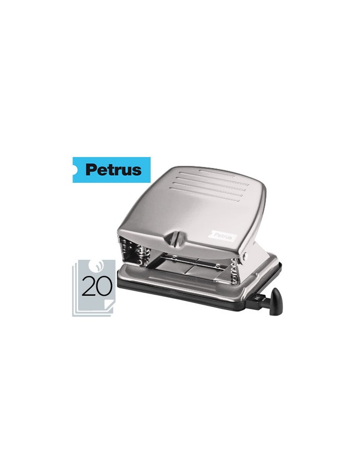 Taladrador petrus 65 c cromado capacidad 20 hojas Taladrador petrus 65 c cromado capacidad 20 hojas