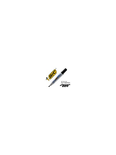 Rotulador bic velleda para pizarra negro punta biselada 5,9 mm