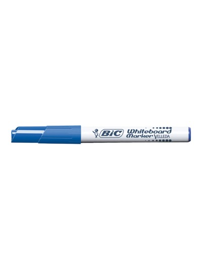 Rotulador bic velleda para pizarra azul punta redonda 1,4 mm