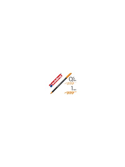 Rotulador edding punta fibra 1200 naranja n.6 punta redonda 0.5 mm