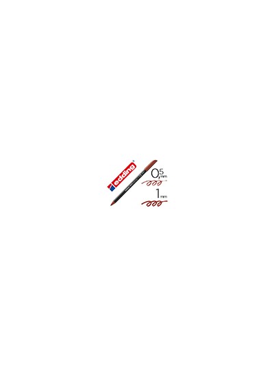Rotulador edding punta fibra 1200 marron n.7 punta redonda 0.5 mm