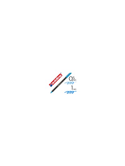 Rotulador edding punta fibra 1200 azul claro n.10 punta redonda 0.5 mm