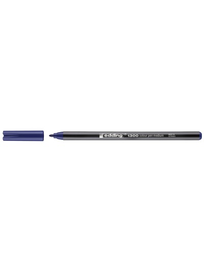 Rotulador edding punta fibra 1300 azul punta redonda 2 mm