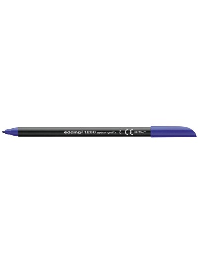 Rotulador edding punta fibra 1200 azul n.3 punta redonda 0.5 mm