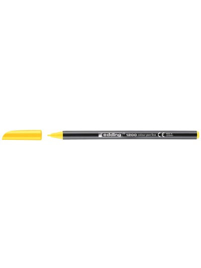Rotulador edding punta fibra 1200 amarillo n.5 punta redonda 0.5 mm