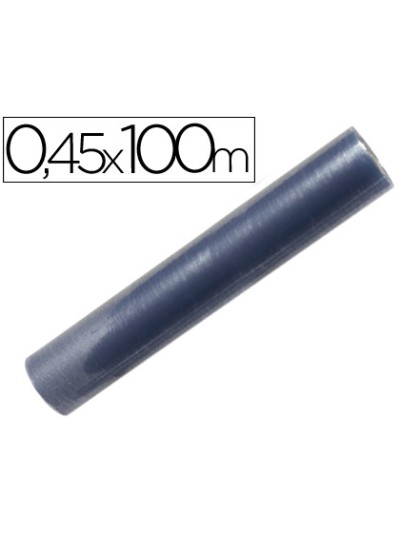 Rollo plastico forralibros 0,45x100 mt 70 mc