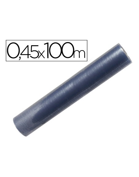 Rollo plastico forralibros 0,45x100 mt 70 mc