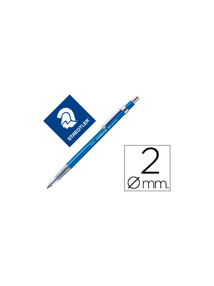 Portaminas staedtler mars 2 mm con clip y afilaminas Portaminas staedtler mars 2 mm con clip y afilaminas