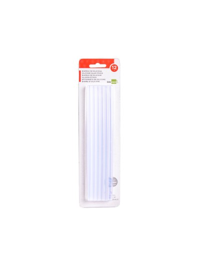 Barra termofusible liderpapel 7 mm de diametro x 200 mm de alto blister de 12 unidades