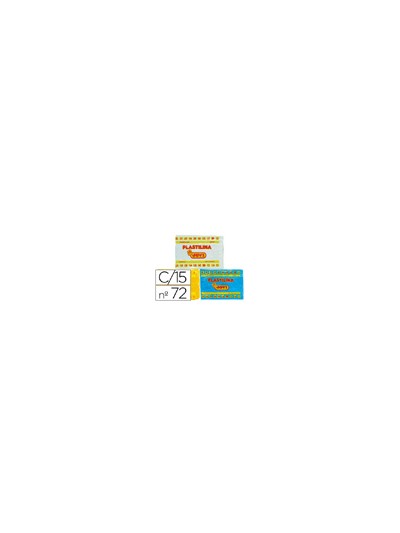 Plastilina jovi 72 tamaño grande caja de 15 unidades colores surtidos