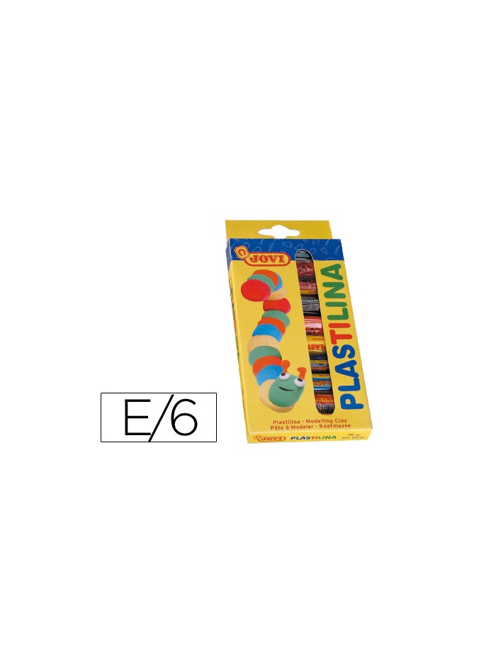 Plastilina jovi estuche de 10 barras colores surtidos Plastilina jovi estuche de 10 barras colores surtidos