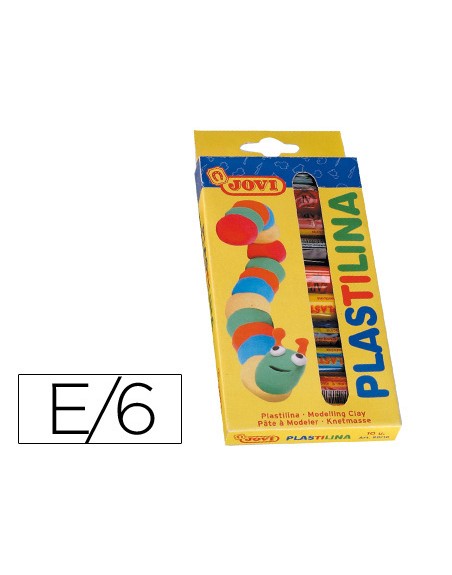 Plastilina jovi estuche de 10 barras colores surtidos