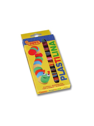 Plastilina jovi estuche de 10 barras colores surtidos