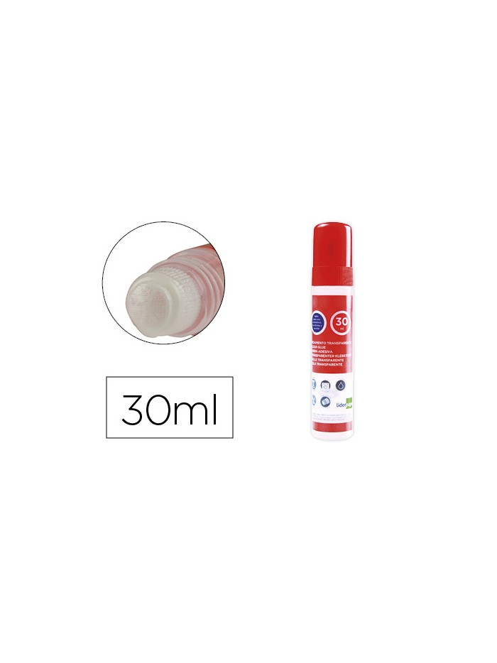 Pegamento liderpapel transparente para papel 30 ml Pegamento liderpapel transparente para papel 30 ml