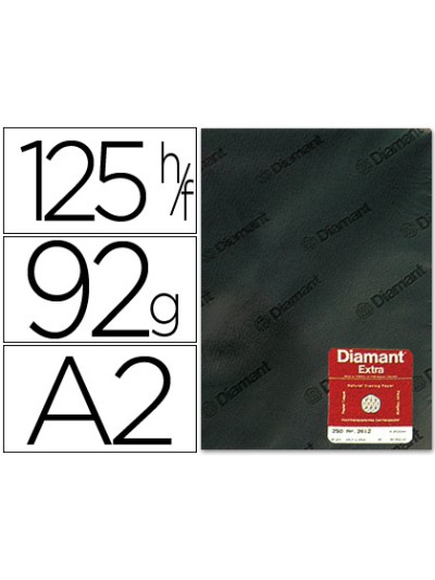 Papel vegetal diamant din a2 92 gr hoja