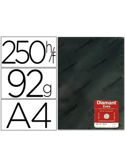 Papel vegetal diamant din a4 92 gr hoja