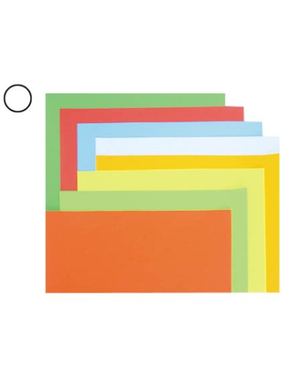 Papel autoadhesivo blanco alto brillo 50x70 cm